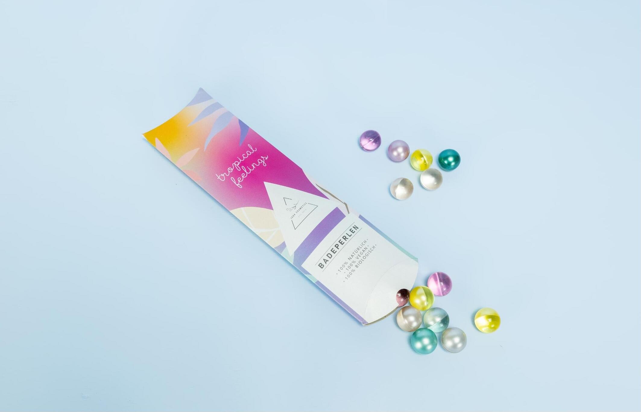 Kissenschachtel für Kosmetikprodukte